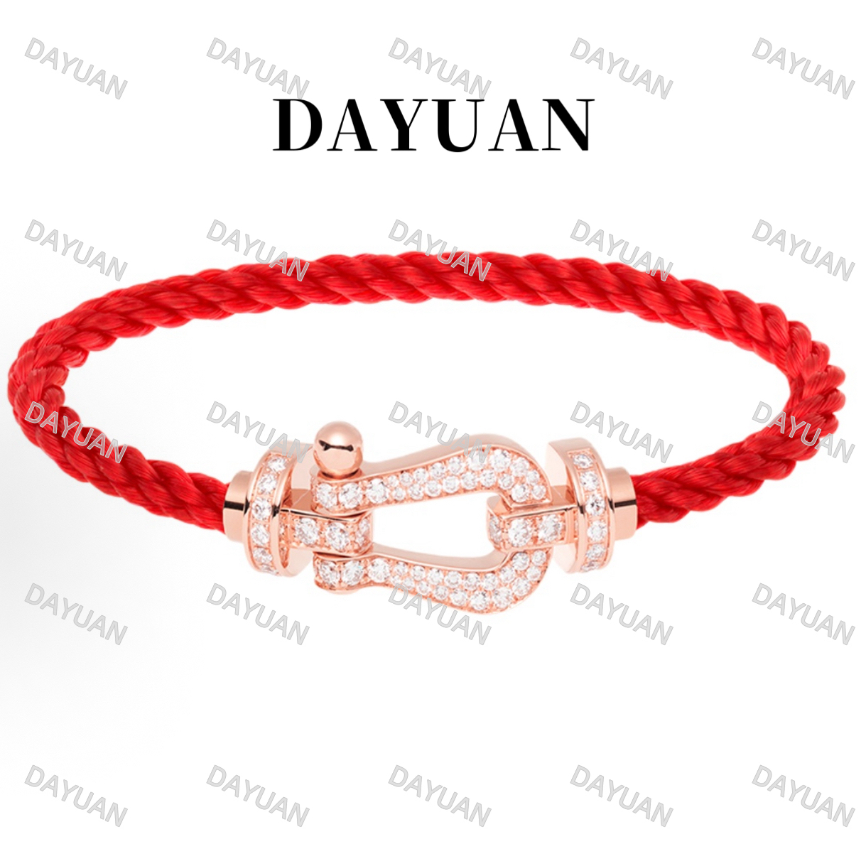 合金手链 大号马蹄扣手链