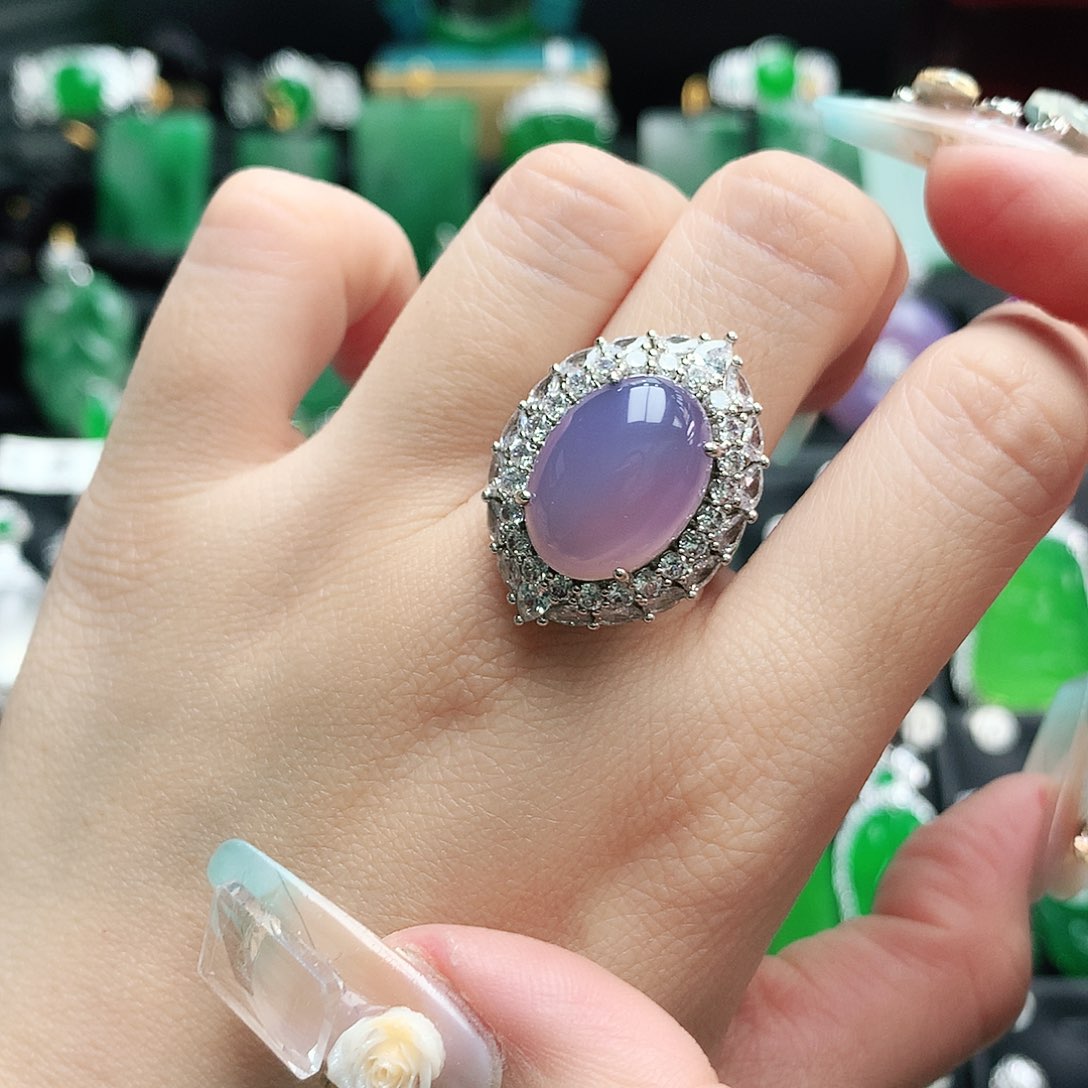 玛瑙/玉髓戒指未镶嵌