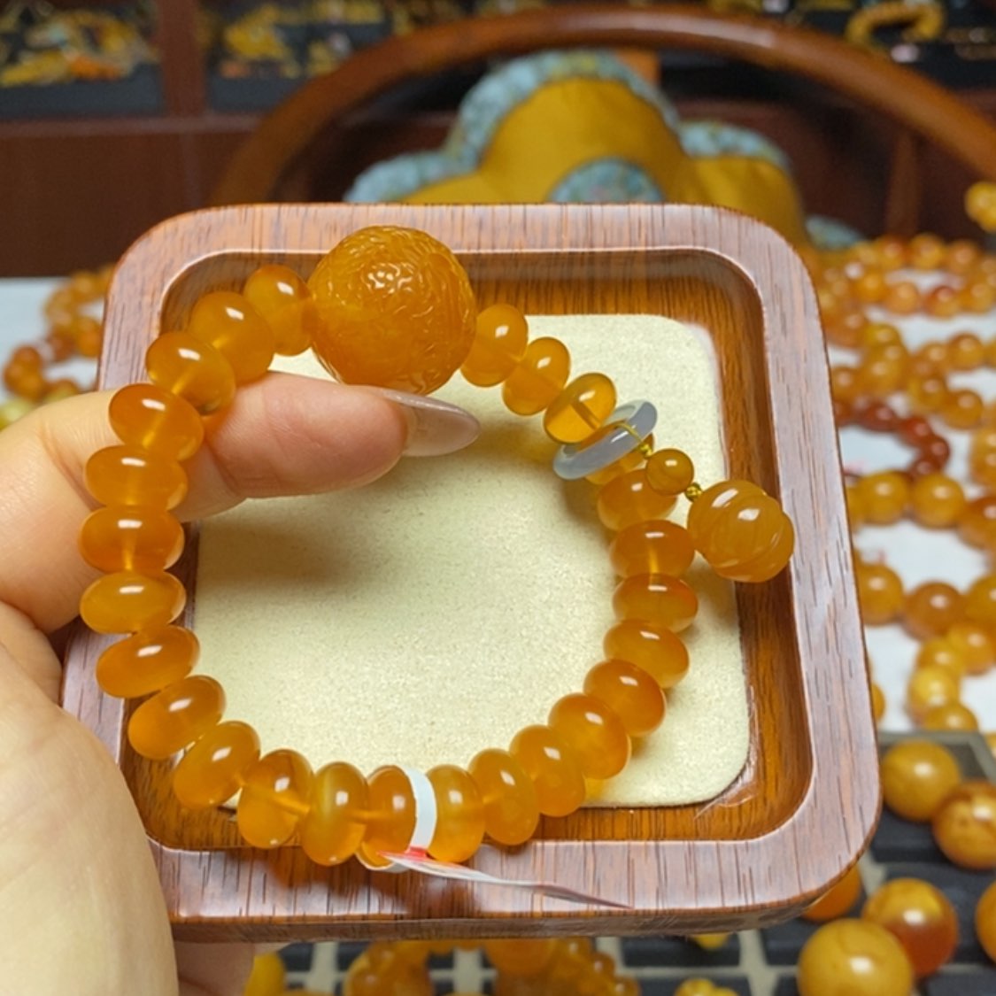 【闪购商品】蜜蜡手链未镶嵌手串