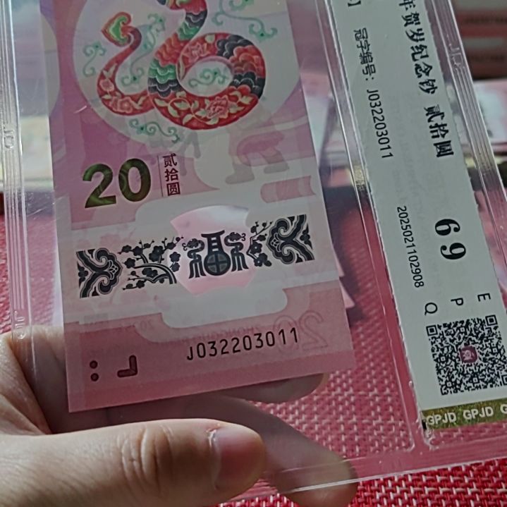 塑料小蛇钞全小号32203011评级