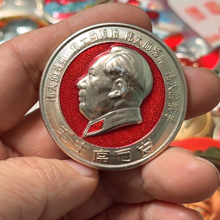 骑***鱼其他普通金属普通纪念章一个