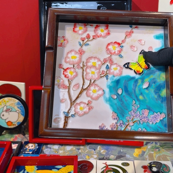 瓷片瓷板画艺术作品