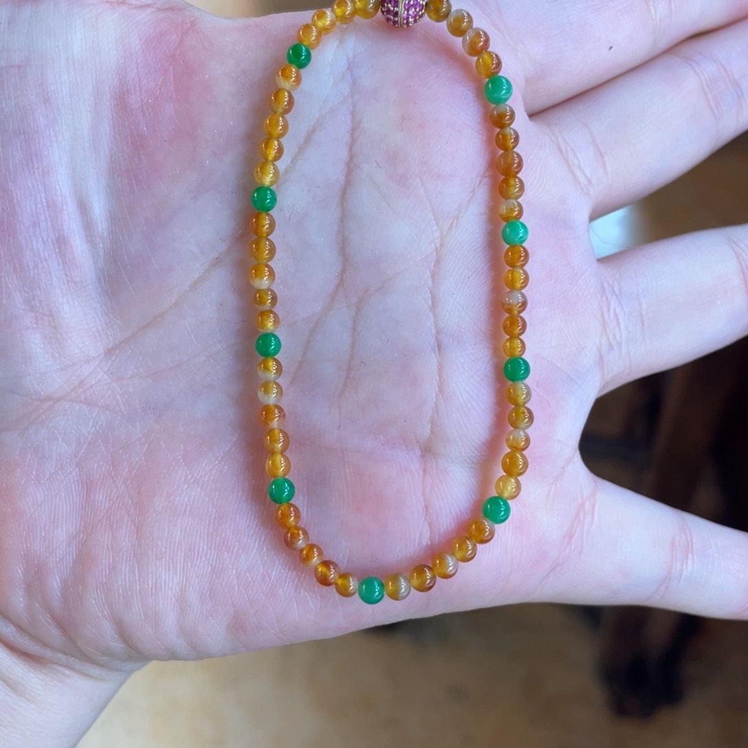 未镶嵌定制翡翠手串