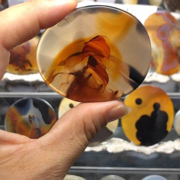 合金玛瑙/玉髓珠宝奇石31有瑕