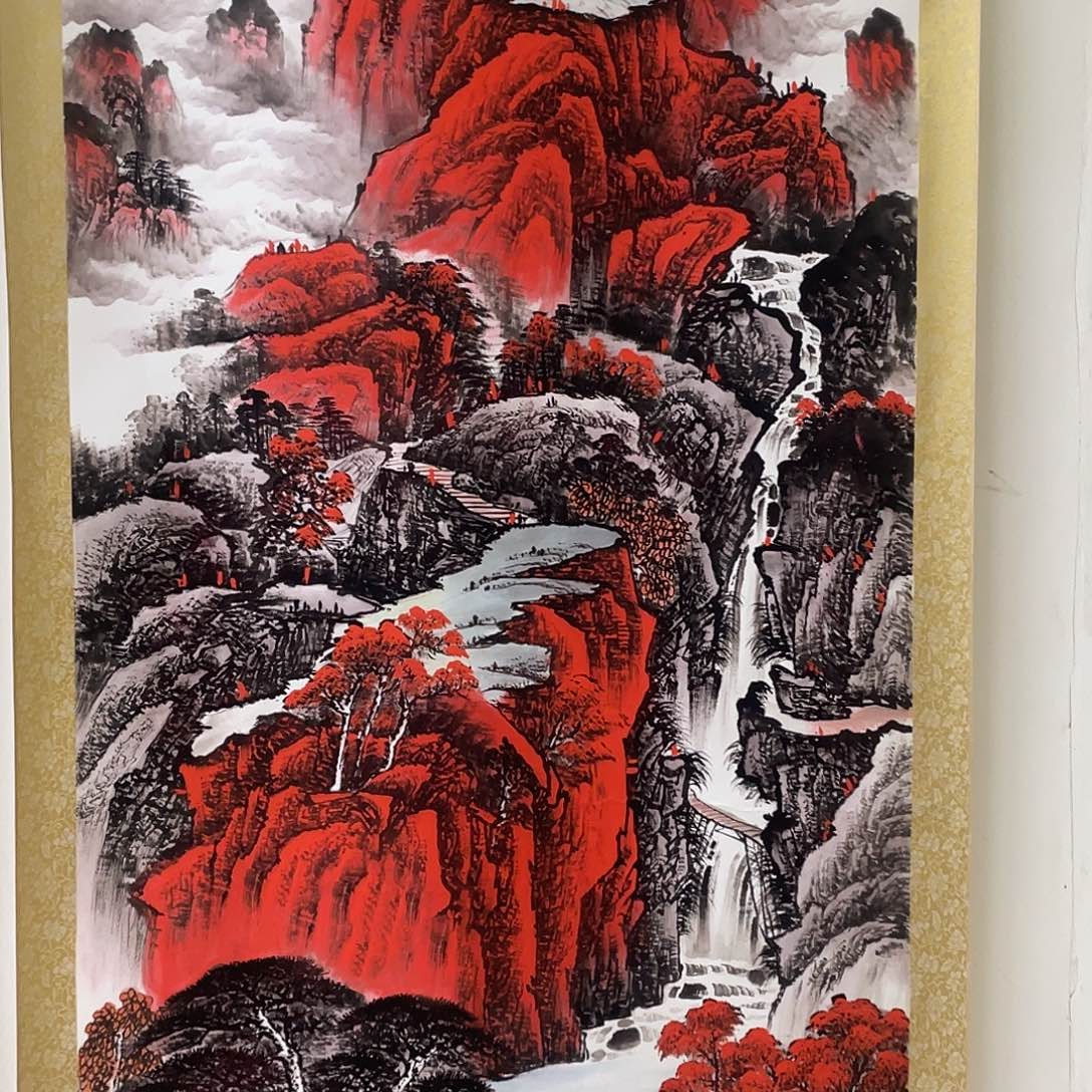 国画老师手笔手绘作品y