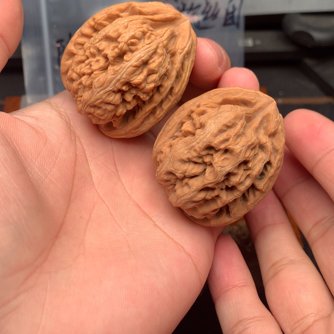 吊坠文玩核桃红锦鲤