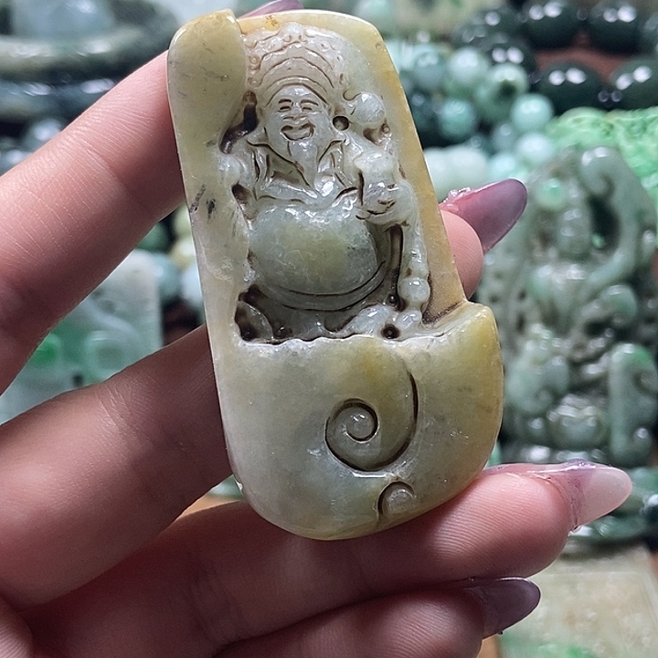 翡翠未镶嵌颈饰0000000000