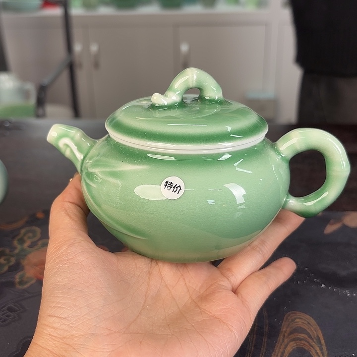 龙泉云间青瓷小米茶器