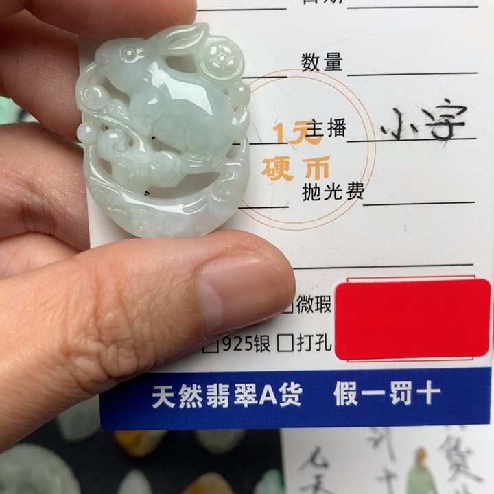 翡翠未镶嵌颈饰天然A货翡翠