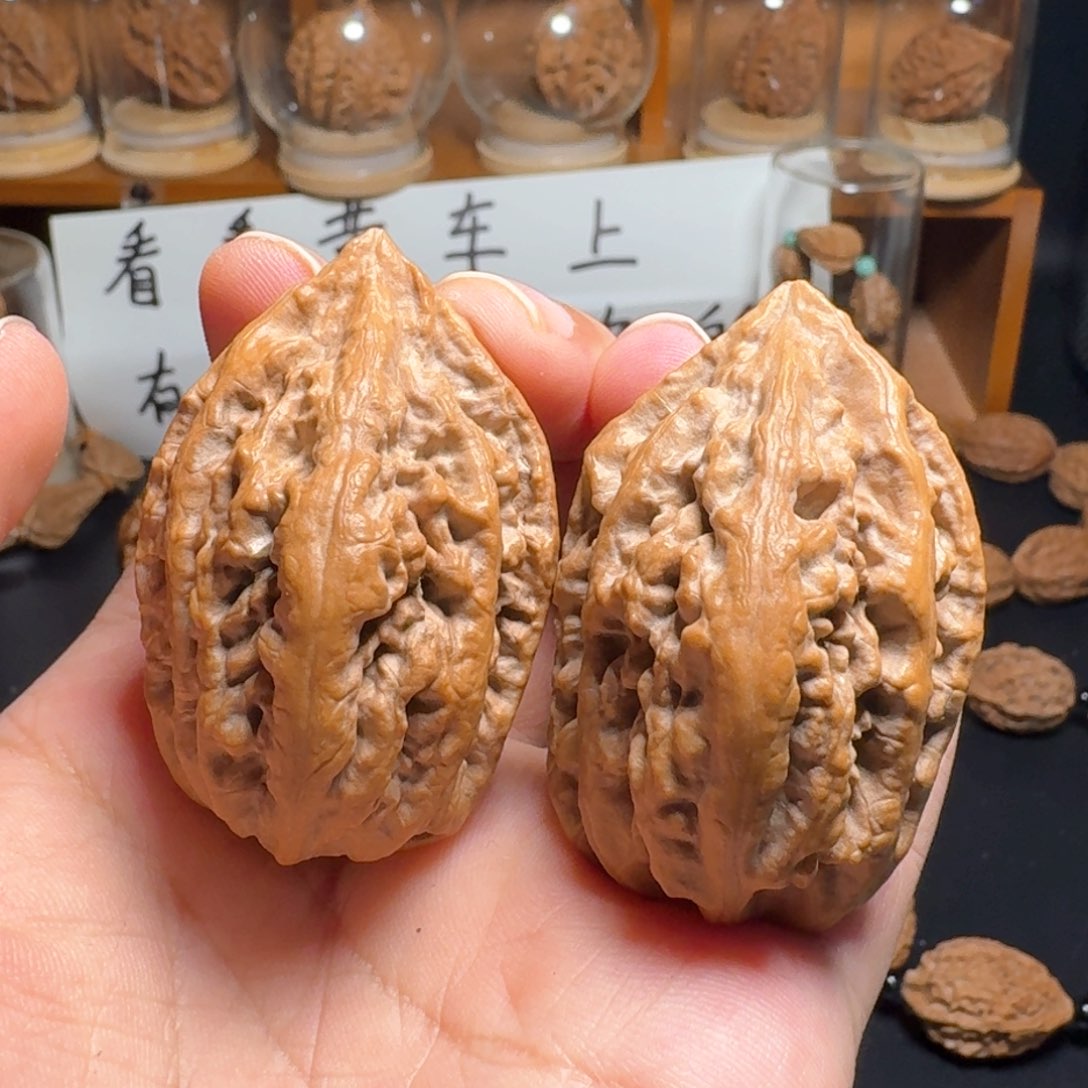 文玩核桃把件41克老树霸王龙