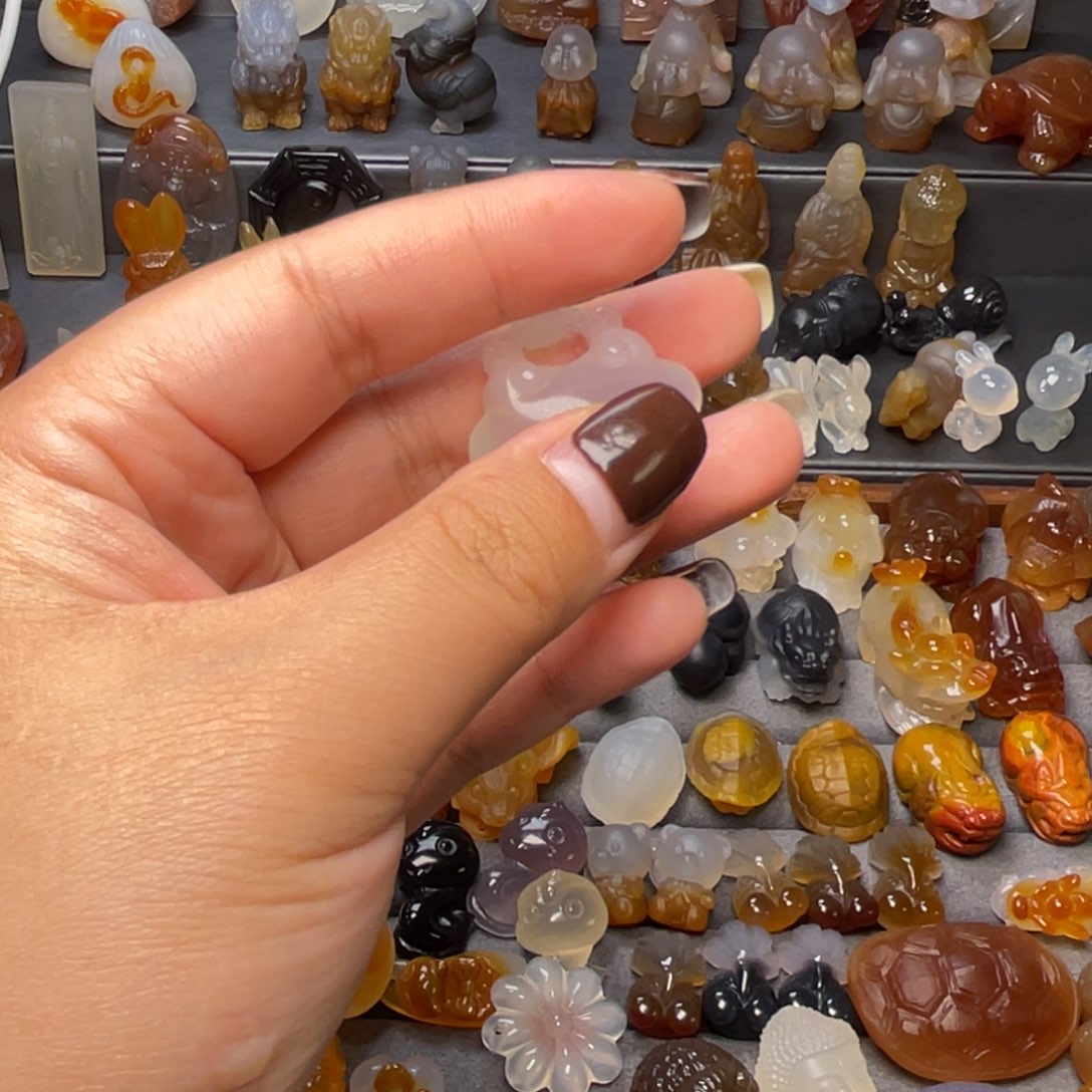 玛瑙/玉髓颈饰未镶嵌大*