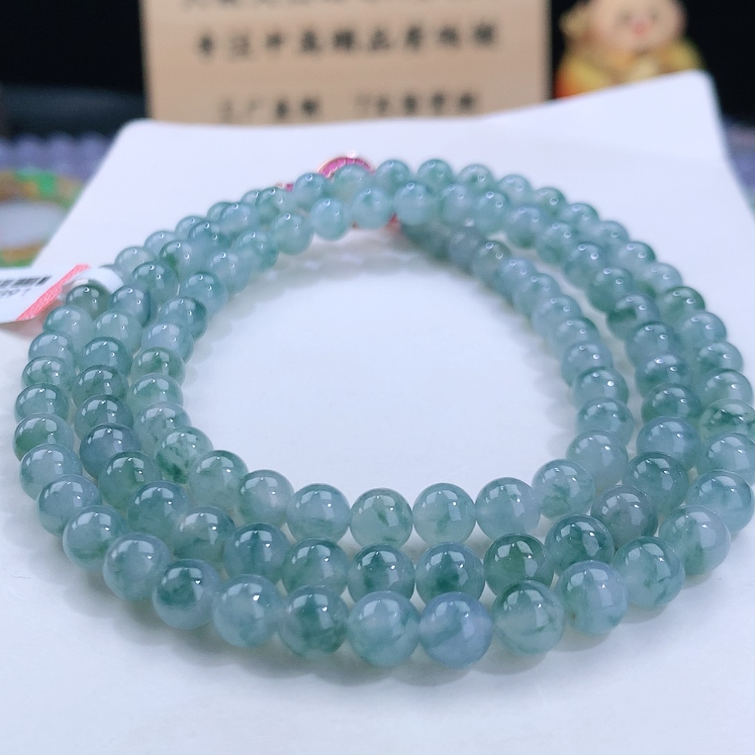 翡翠手链未镶嵌卡6