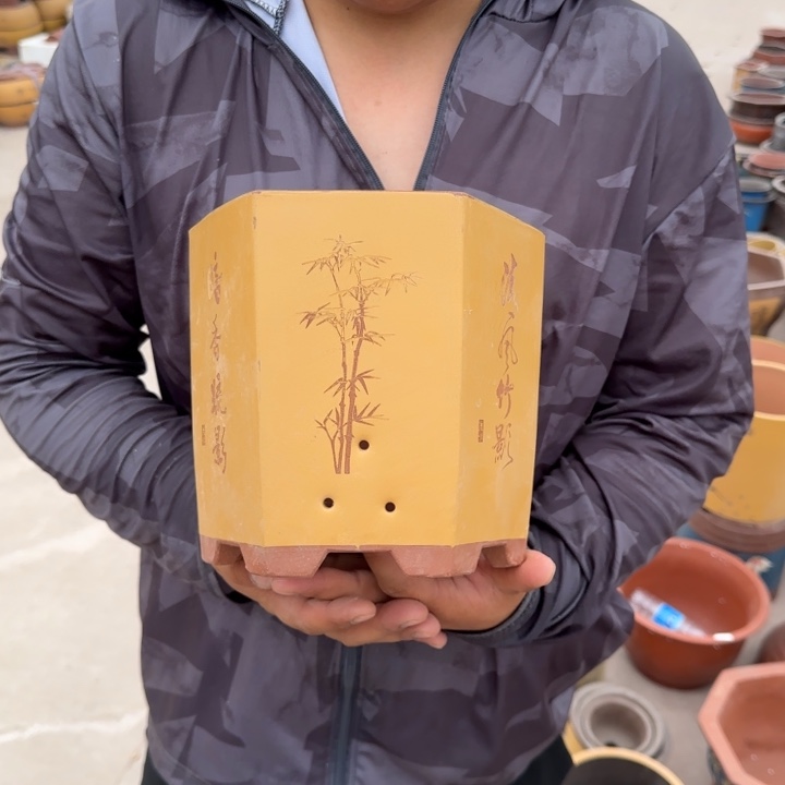 紫砂花盆瑕疵和瑕疵