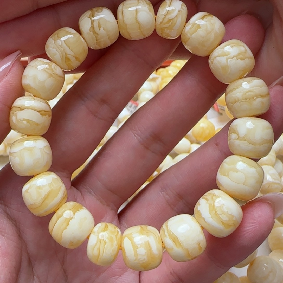 未镶嵌琥珀手链蜜蜡