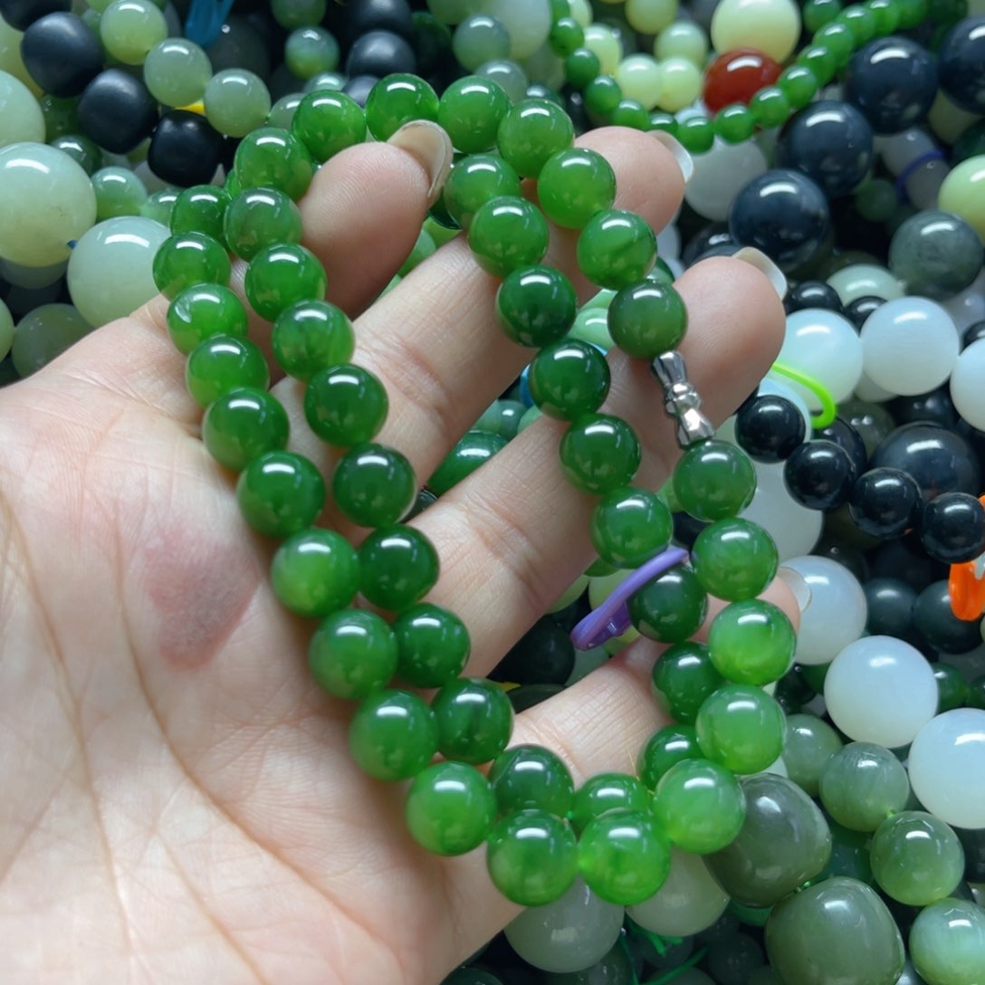 和田玉手链未镶嵌