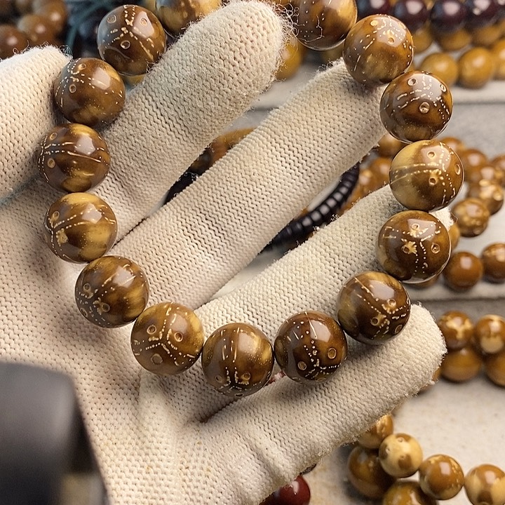 紫金鼠吊坠紫金黑熊猫满天星14