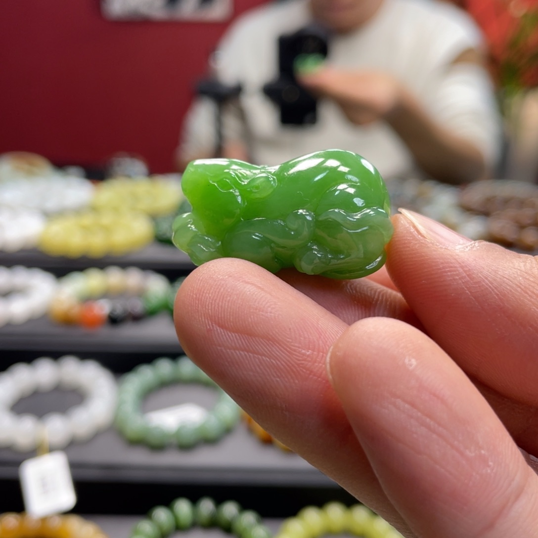 和田玉（碧玉）手链未镶嵌