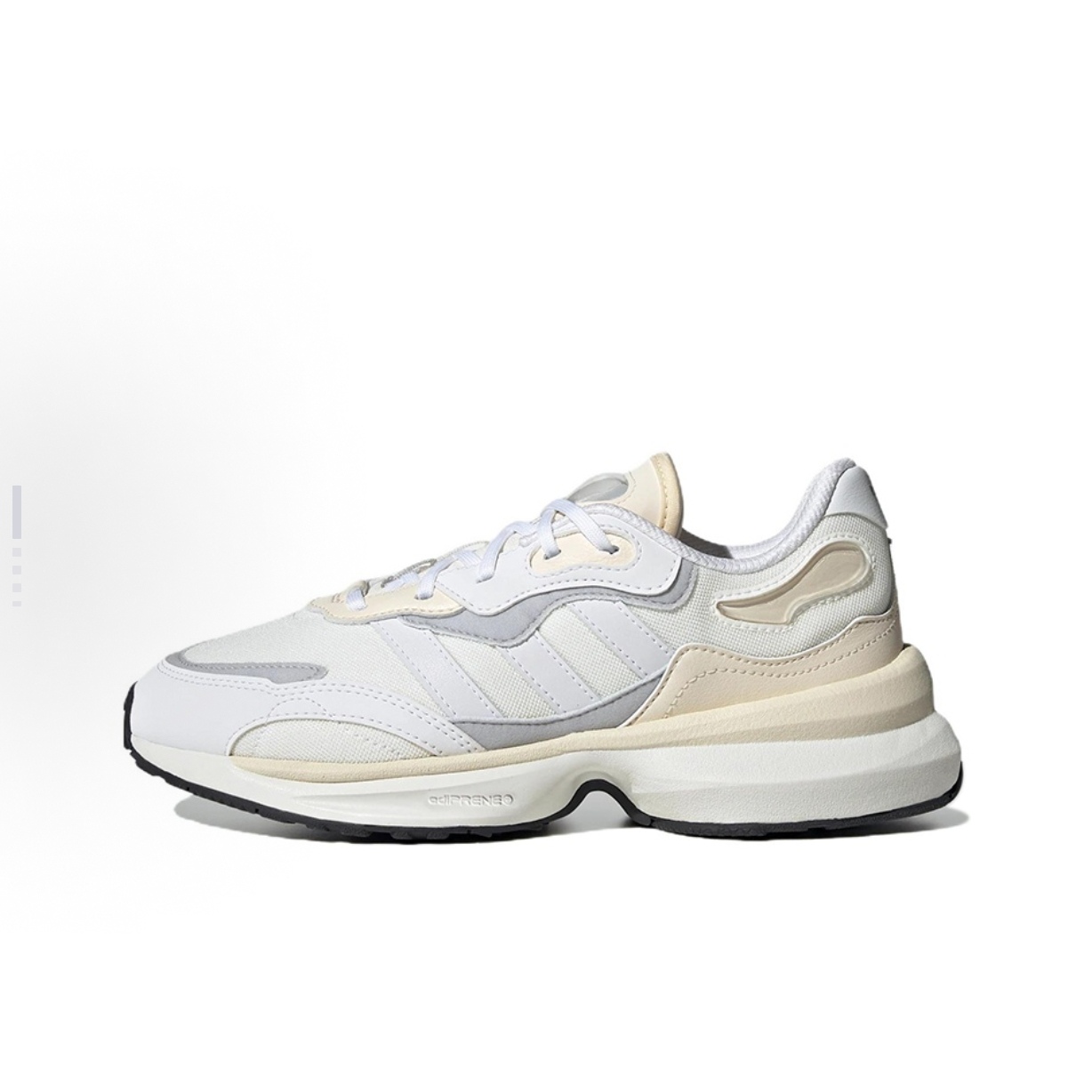 adidas originals Zentic 织物 复古时尚 耐磨女款 米白灰GW4429