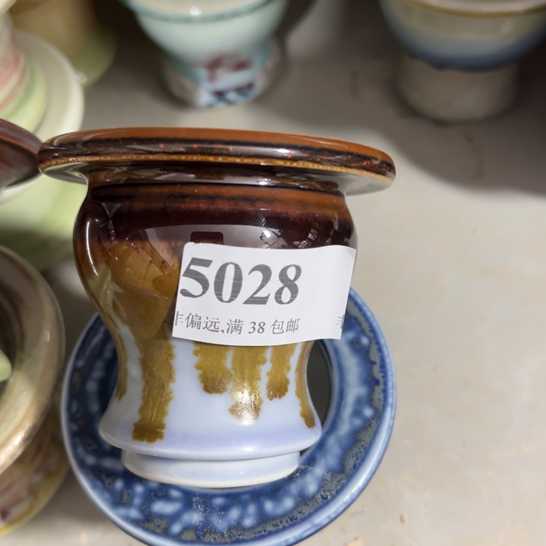 红陶景德镇手工花盆