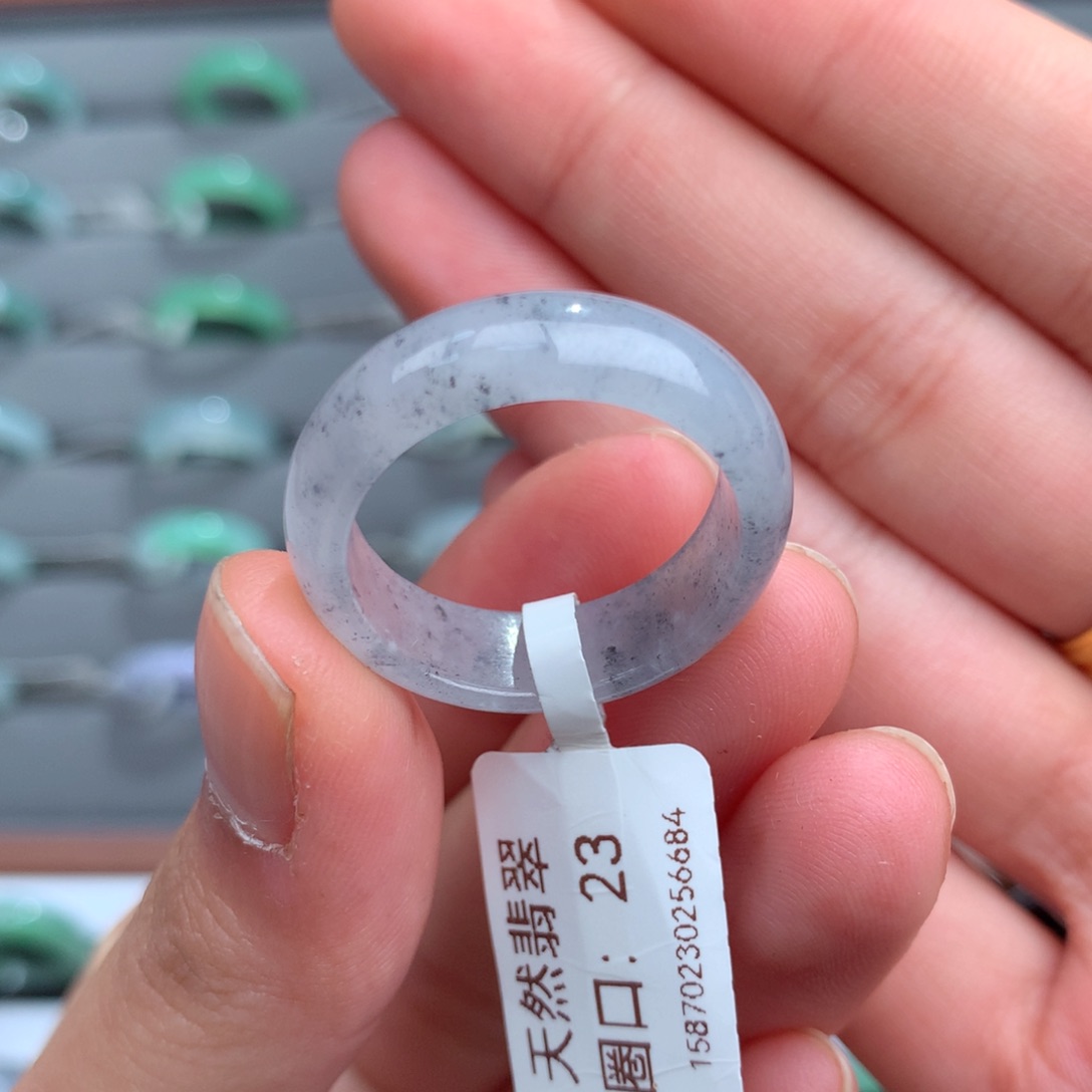 翡翠戒指未镶嵌天然