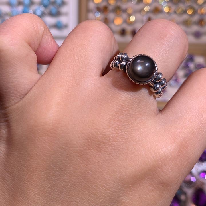 【闪购商品】水晶戒指银S925镶嵌戒指