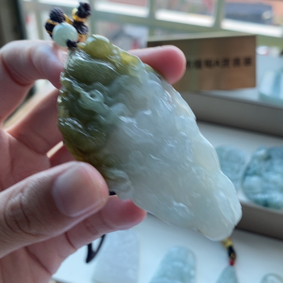【闪购商品】颈饰未镶嵌翡翠天然翡翠缅甸A货