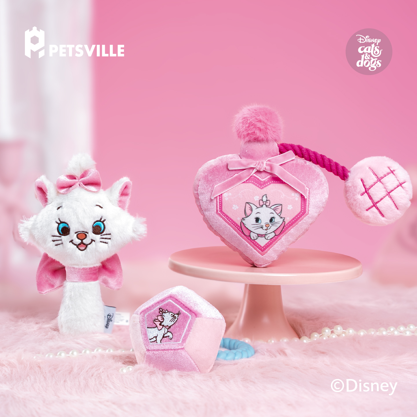 PETSVILLE/派思维Disney&Petsville联名系列｜玛丽猫化妆玩具