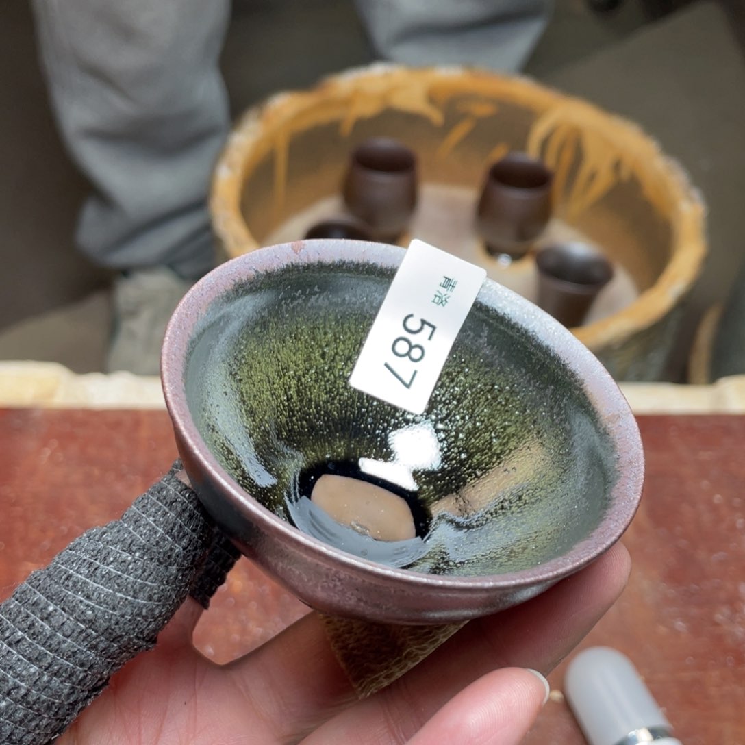 茶盏587 福临号建盏主人杯气孔