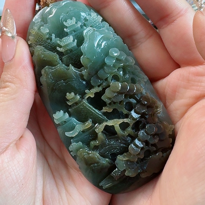 和田玉把件未镶嵌