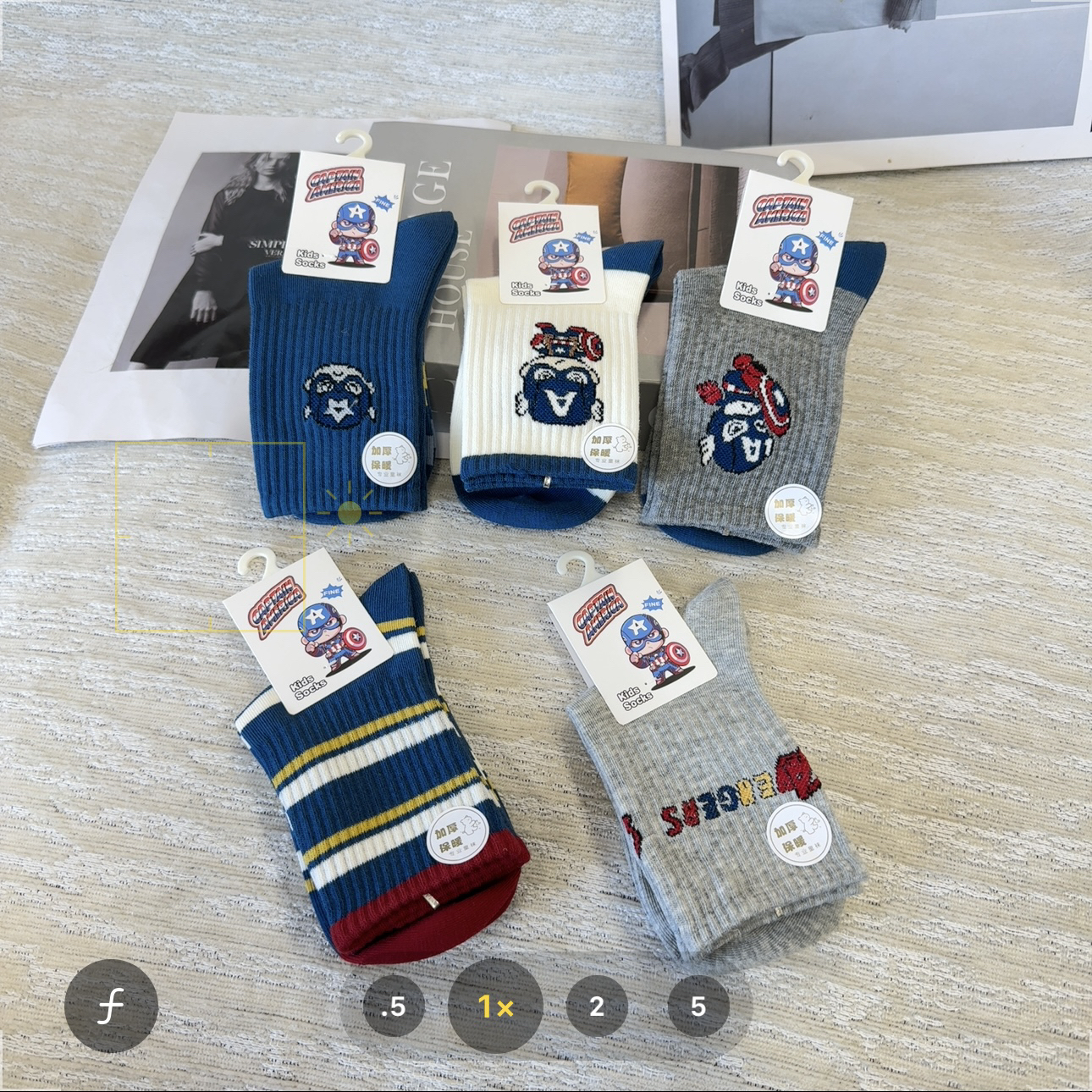 【大姐店】冬款美队男童绒袜（绒袜会起球）