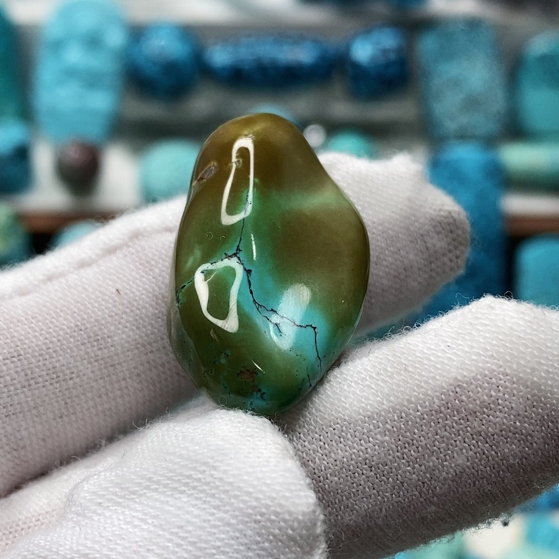 绿松石珠宝奇石未镶嵌