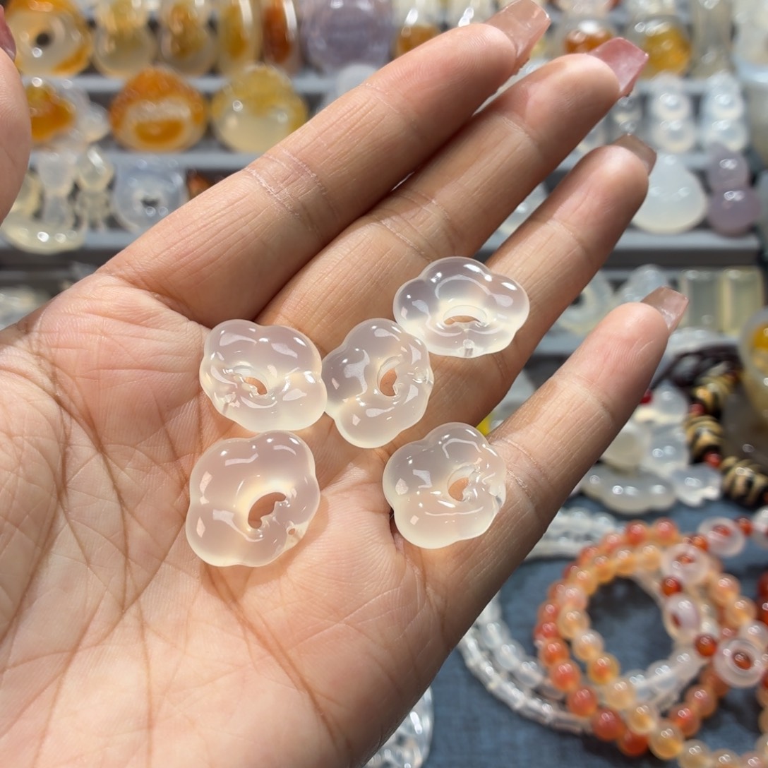 玛瑙/玉髓未镶嵌吊坠(不含链)