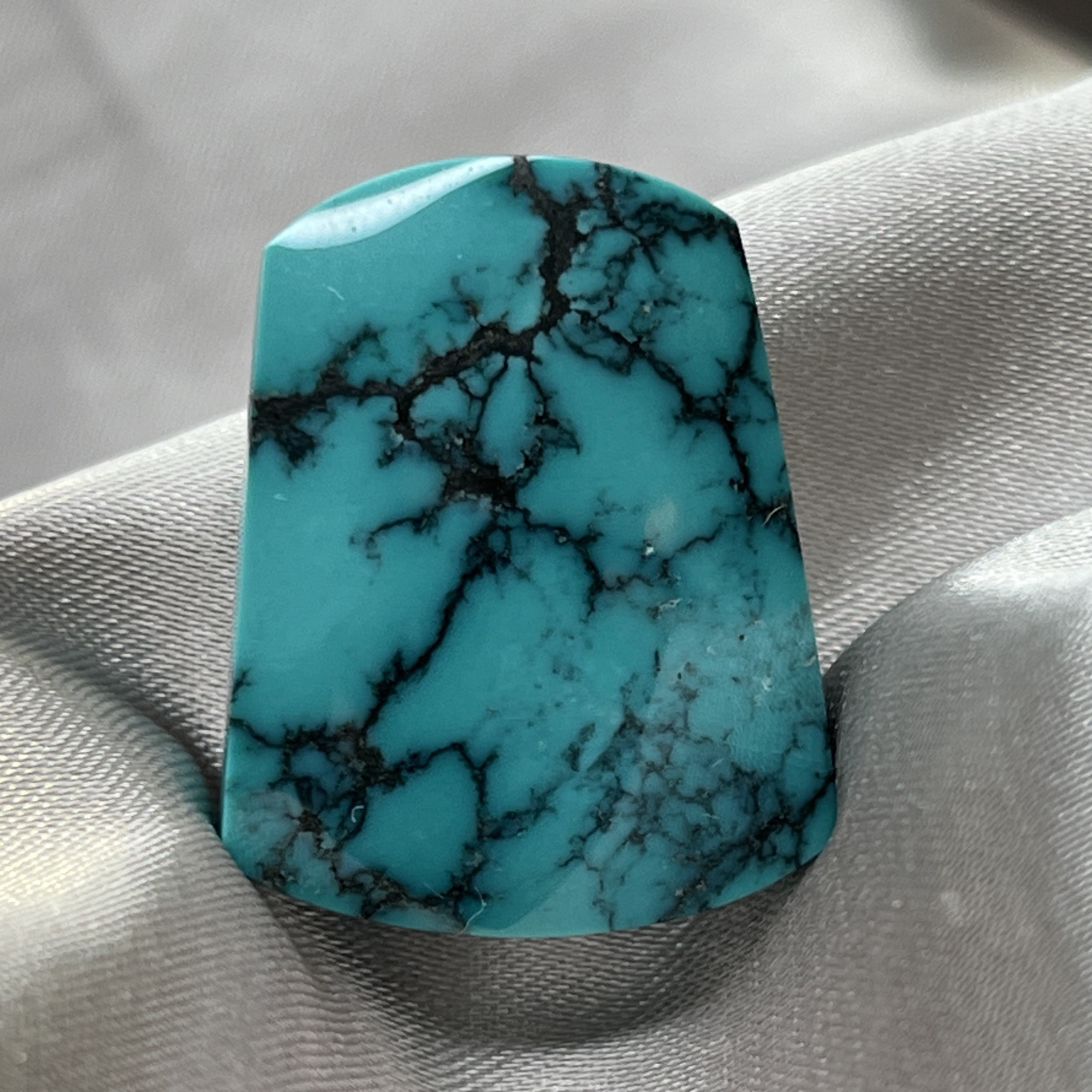 高品质水草纹平安牌，18.5*23.5*5.5mm,4.7克