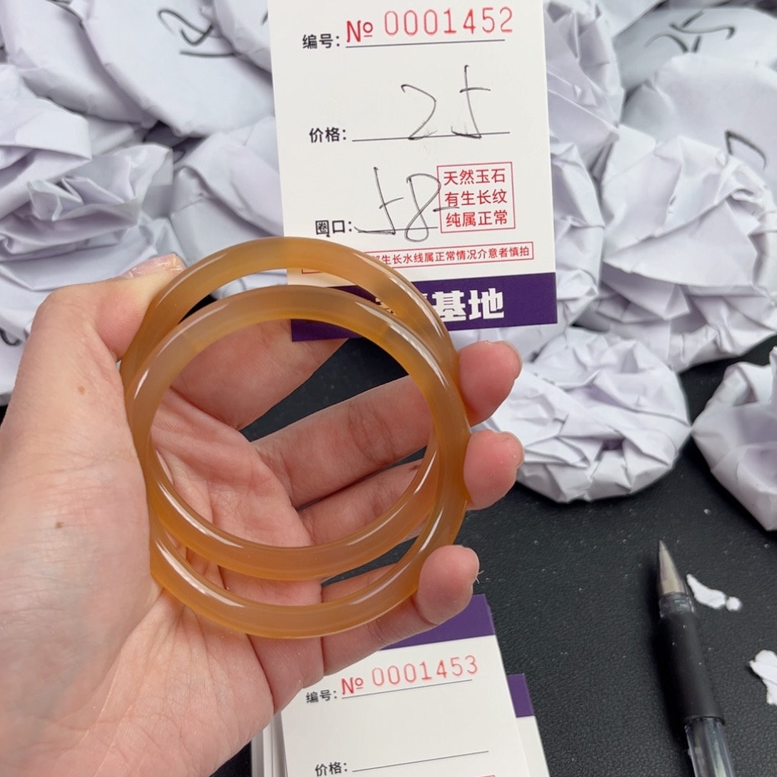 玛瑙/玉髓手镯未镶嵌1452