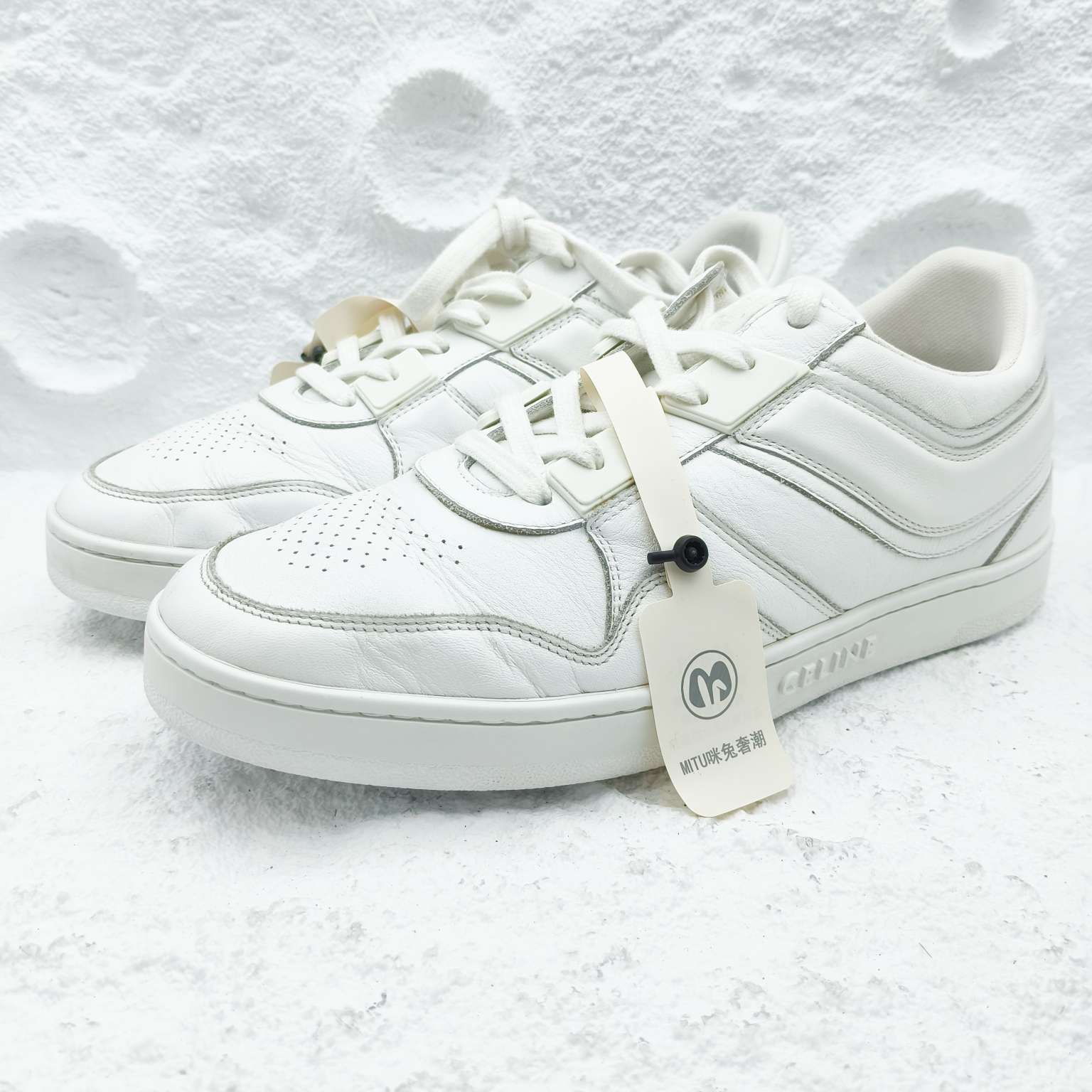 95新 Celine/思琳 Celine/赛琳/白色板鞋/43码/非全新