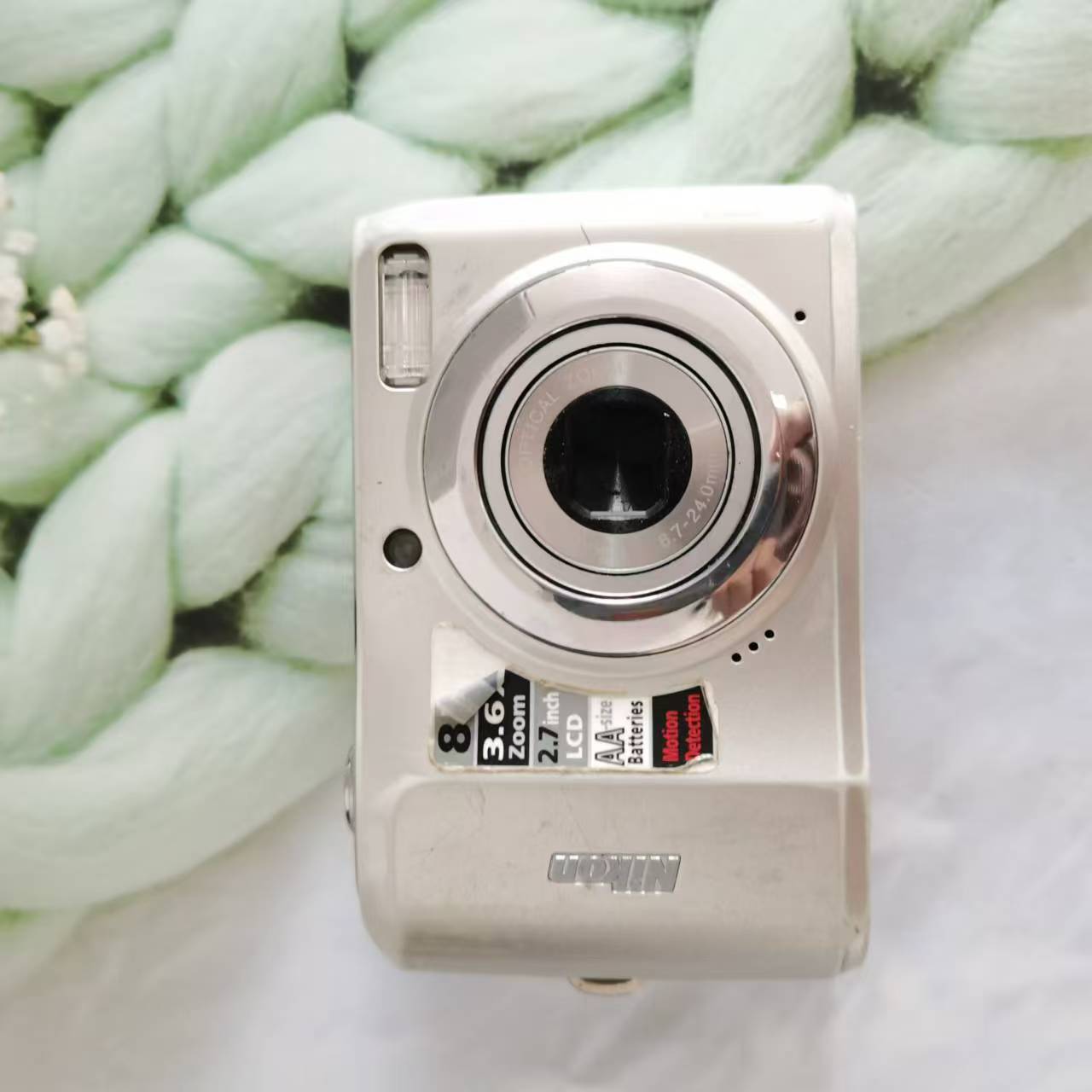9新 Nikon/尼康 L19 800万像素3倍光学变焦拍照学生银色迷你随身