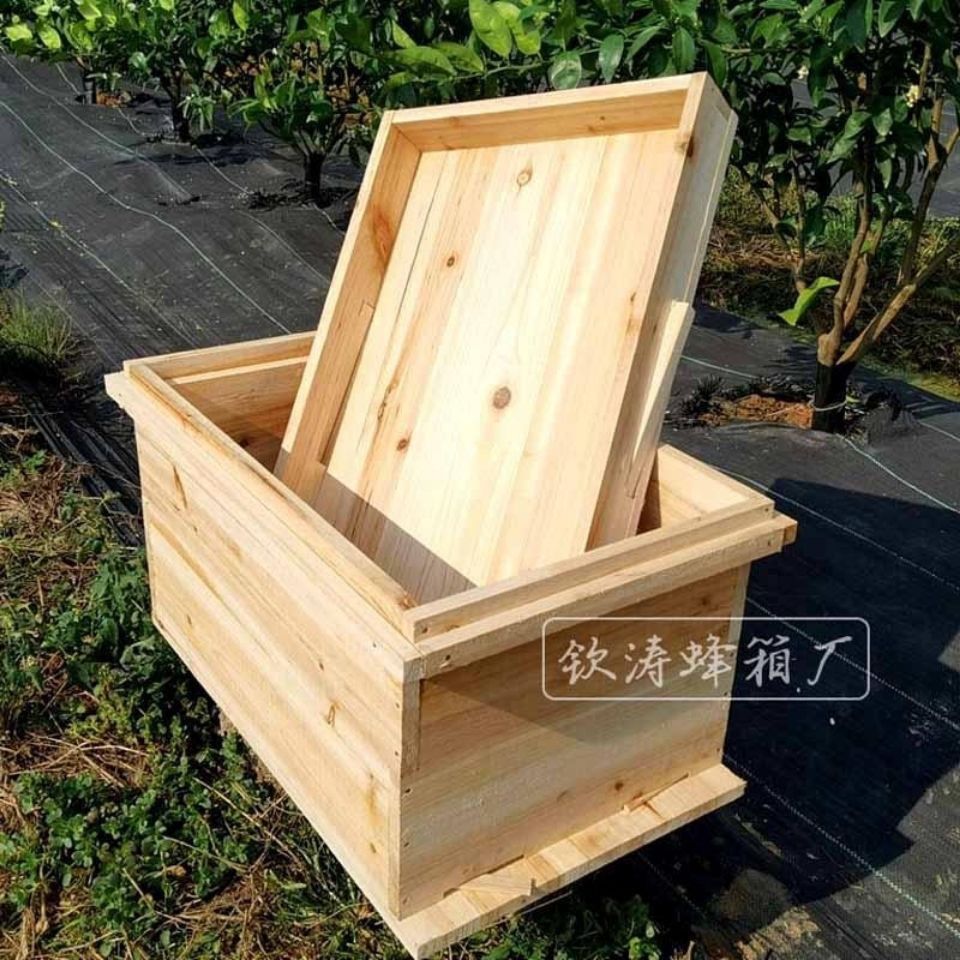 全杉木烘干蜂箱  七框蜂箱 中蜂蜂箱 1.1CM厚度null