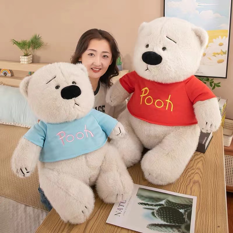 憨憨穿衣泰迪熊玩偶睡觉抱小熊公仔毛绒玩具安抚娃礼品生日礼物