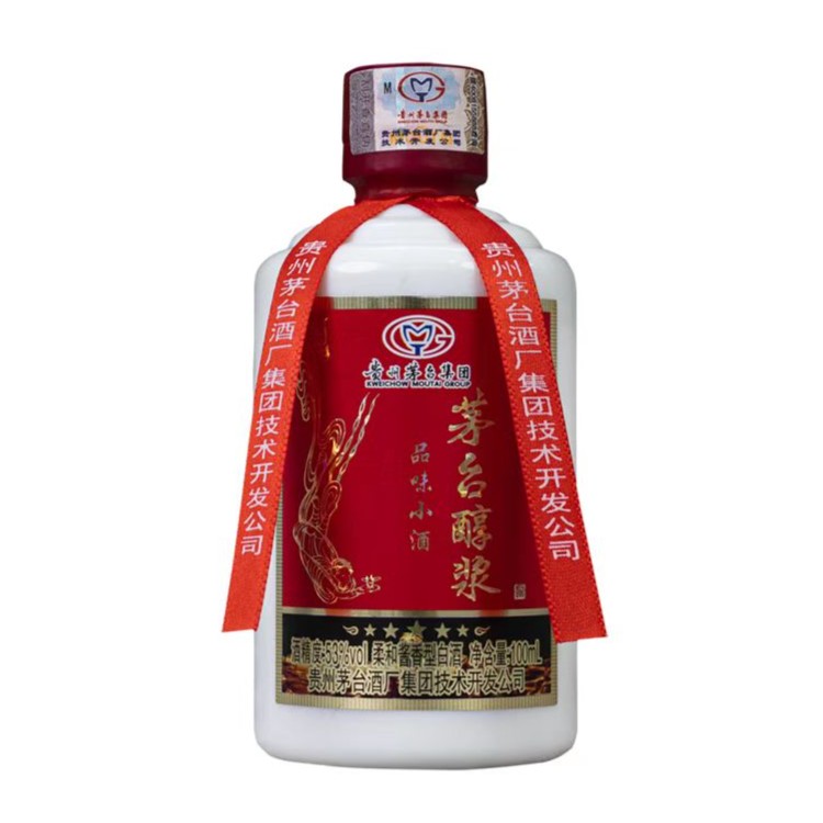 MOUTAI/茅台醇浆酒(品味小酒) 酱香型优级酒整箱53度100ml*24瓶_酒类