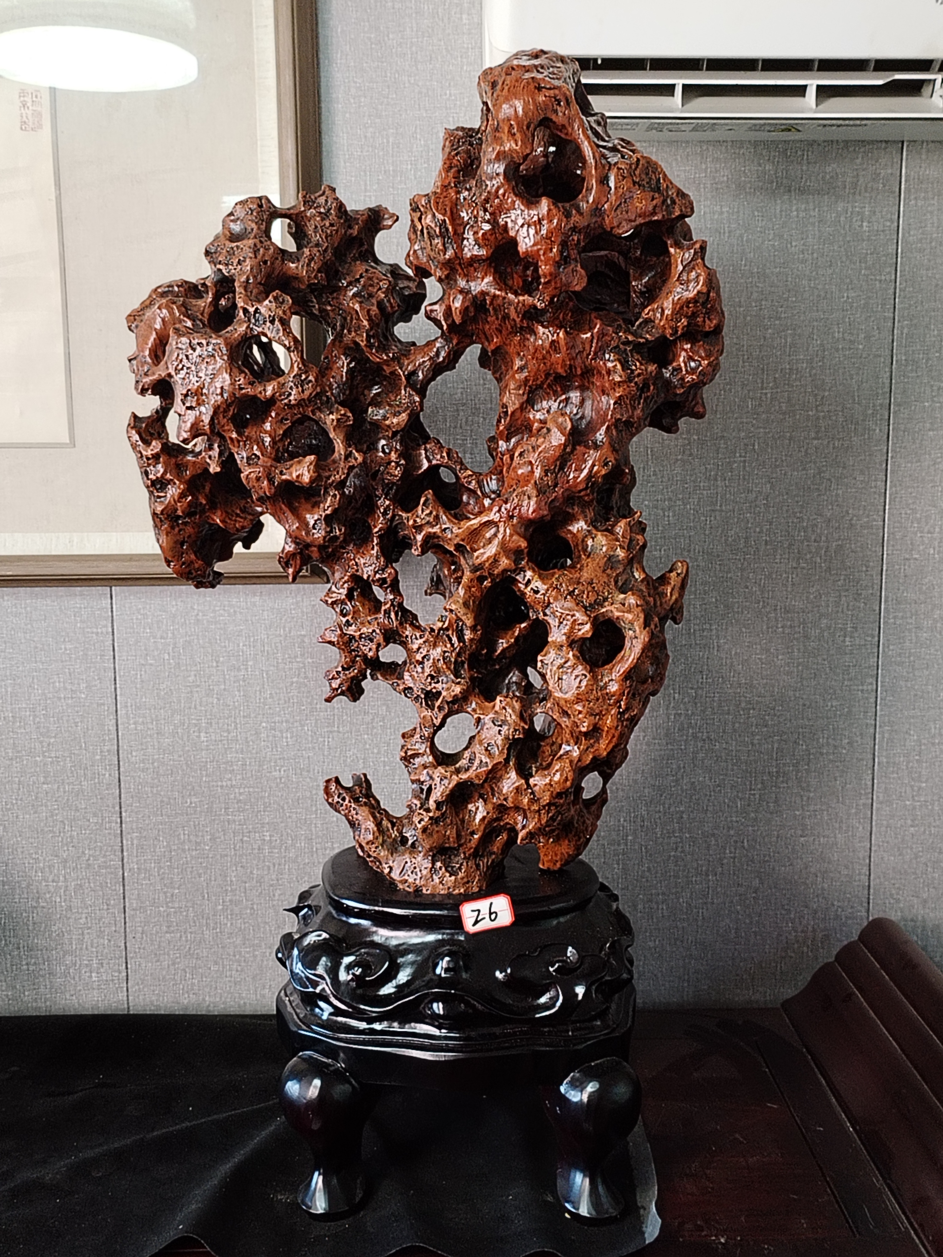 精品大号新中式创意太湖石玄关简约摆件