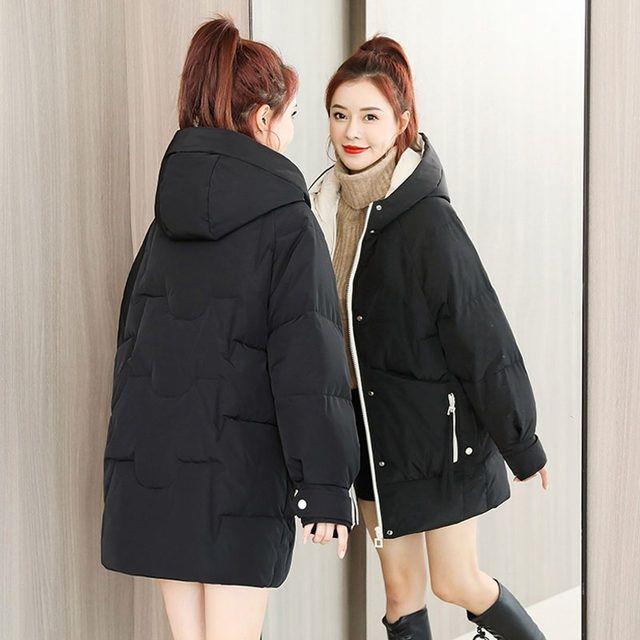 爆款羽绒服冬季高初中学生派克羽绒羽绒服少女中长款年新款同