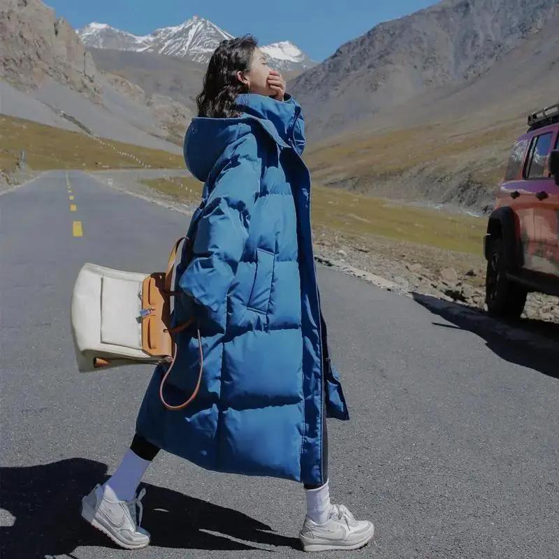 2023年新款羽绒羽绒服女长款过膝今年爆款炸街羽绒服衣冬季