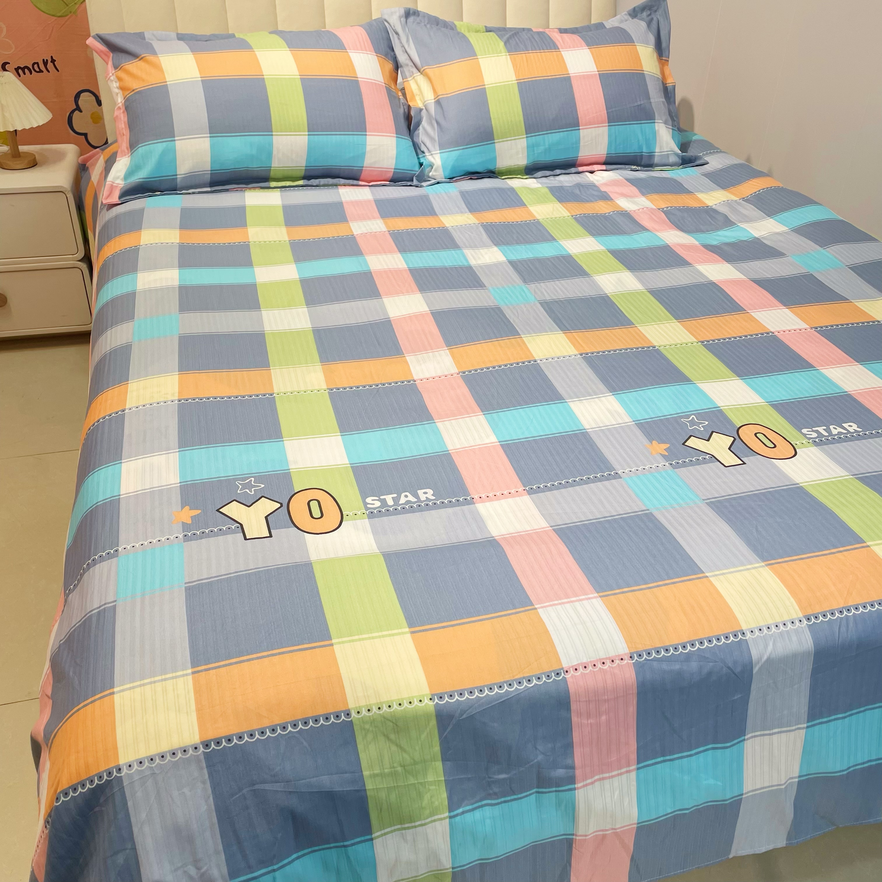 【单人被套】精纺高支斜纹面150*200被套亲肤保暖【彩色格调】