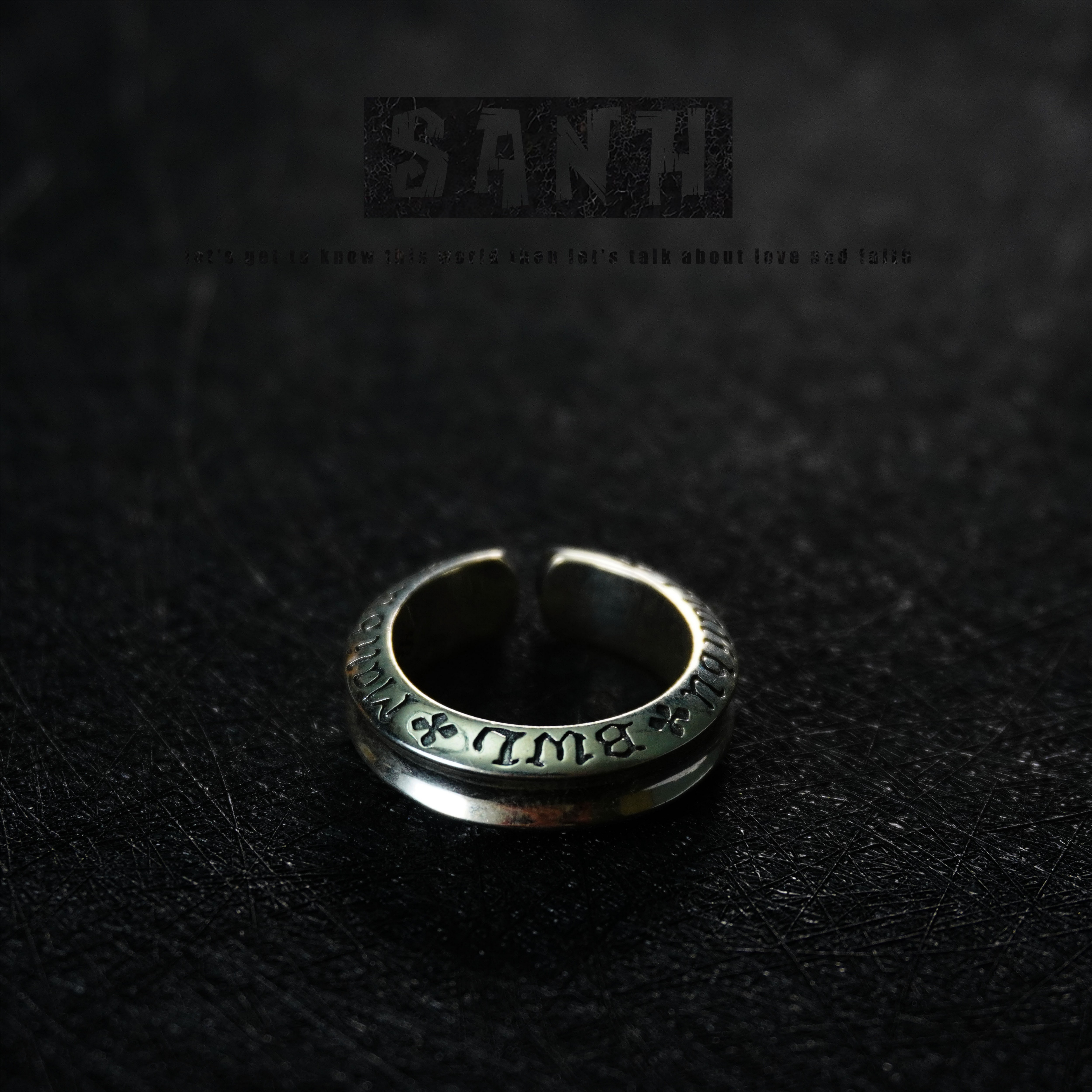 925银戒指 SANH男戒指【克罗】素款简约时尚