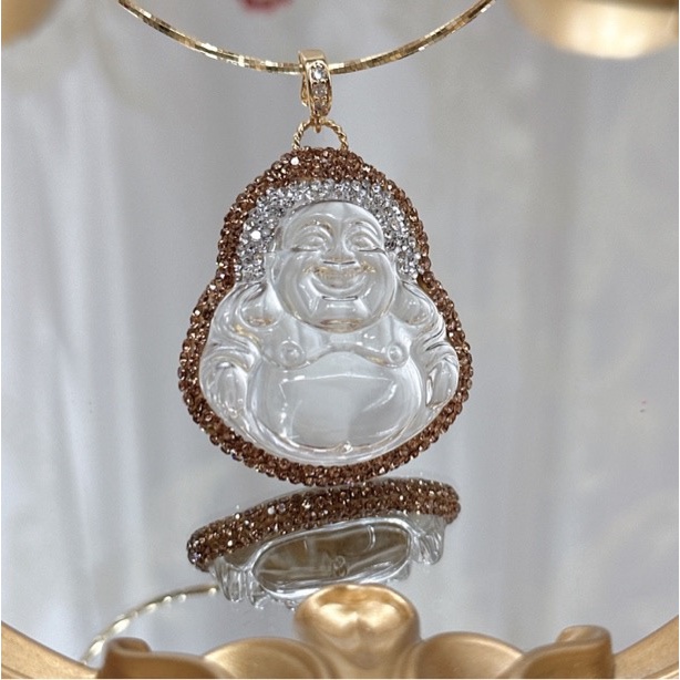 铜合金合成锆石吊坠 TTSD 笑佛正装佛公吊坠194宫廷风美丽