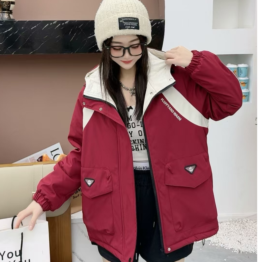 2024新款加绒加棉加厚保暖冲锋衣