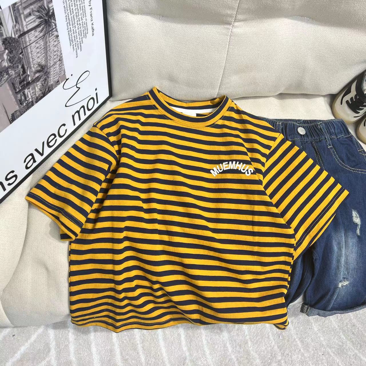 8888儿童休闲条纹短袖