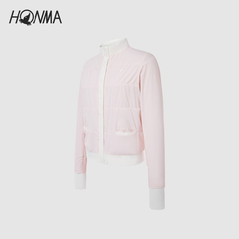 【专业高尔夫】HONMA女士小香风梭织外套柔软时尚HWKQ302R619