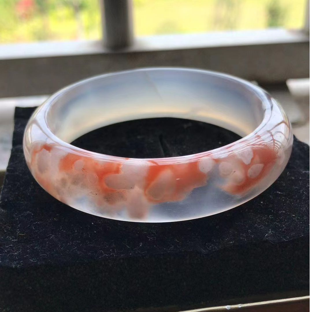 樱花玛瑙手镯链接