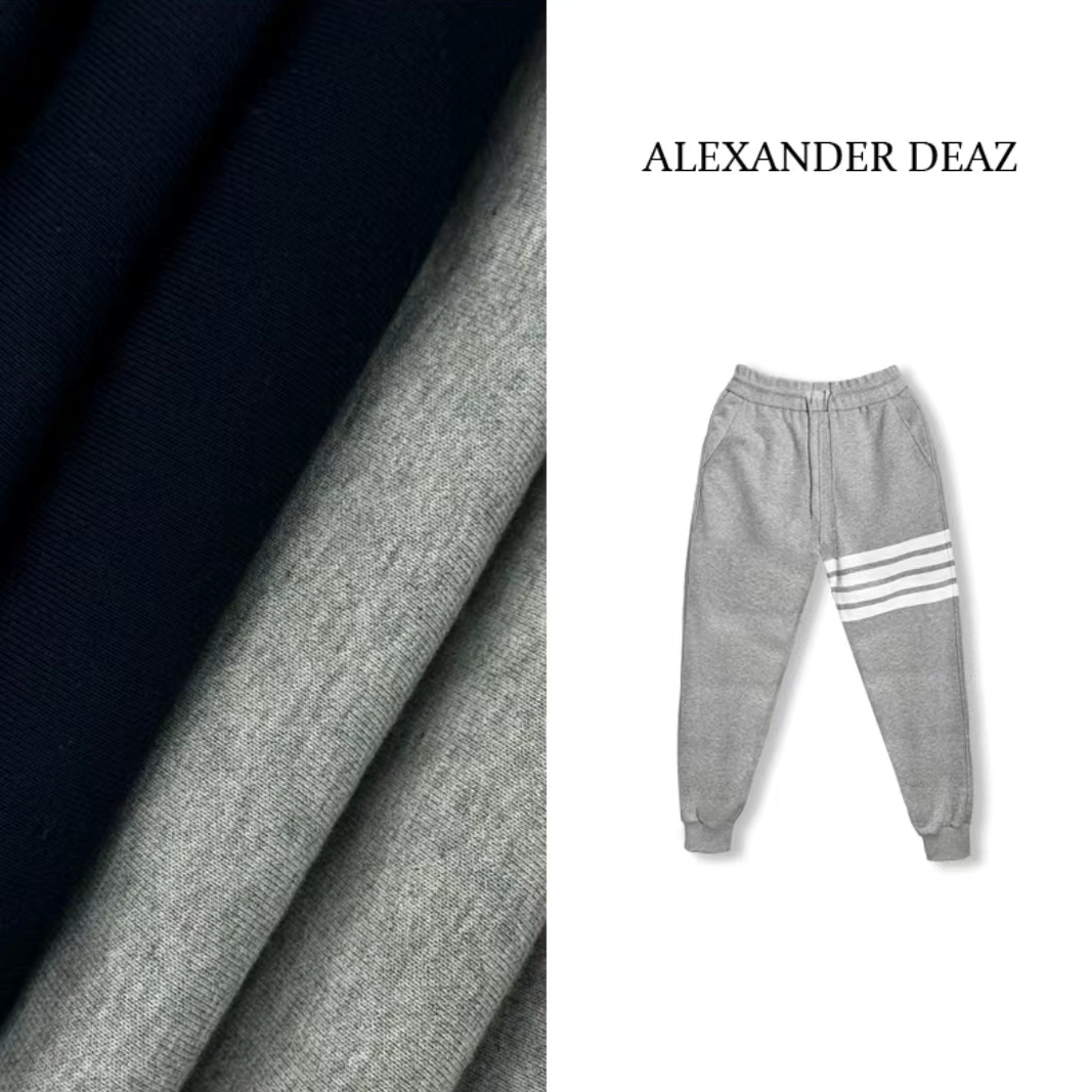 【会会主理】2025秋冬新款简约休闲条纹情侣款卫裤长裤-K5012